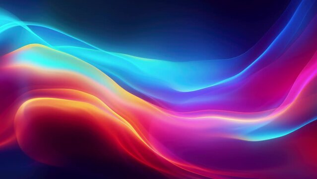 Abstract waves holographic background