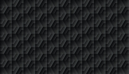 Abstract black geometric background pattern design