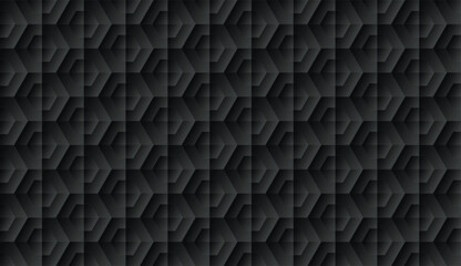 Abstract black geometric background pattern design
