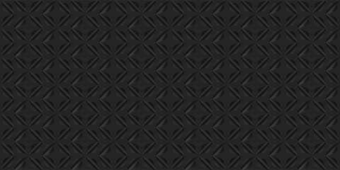 Abstract black geometric background pattern design