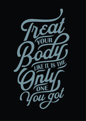 typography vector art poster black background