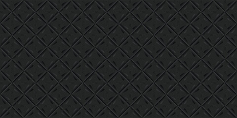 Abstract black geometric background pattern design