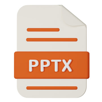 powerpoint  filename extension 3d icon
