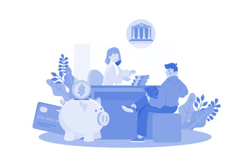 Teller provides basic banking services to customers.