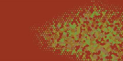 Geometric abstract Hexagon multi Color Background