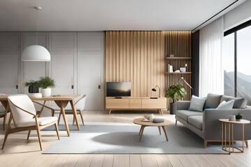Fototapeta premium living room interior