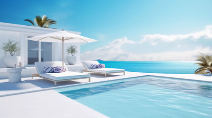 Luxury villa with amazing sea view
