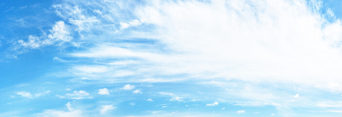 blue sky covered with clouds, beautiful background