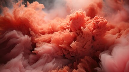 Coral Smoke, Macro shot , Color Gradient, Background HD