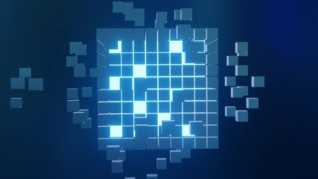 A distributed ledger (also called a shared ledger or distributed ledger technology or DLT) is a consensus of replicated, shared, and synchronized digital data 3d rendering