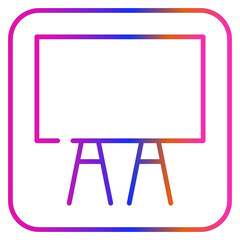  whiteboard gradien icon, office, education, board, business, white, background, presentation, design, school, blank, whiteboard, class, isolated, empty, vector, meeting, illustration, frame, write, s