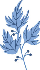 Christmas Leaf IcyBlue