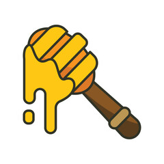 Honey icon design illustration. Vector design
