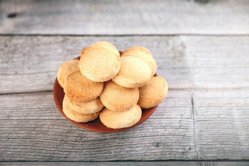 Indian traditional vanilla flavored biscuits	

