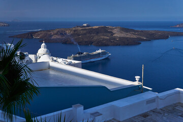 Santorini , view from house 