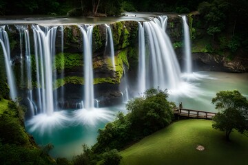 waterfall in the park