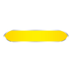 yellow banner silver border