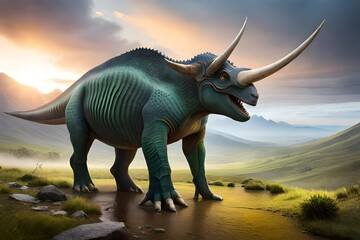 Fototapeta premium tyrannosaurus rex 3d render