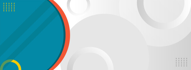 Abstract white and blue geometric background. Business corporate banner design 