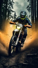 Motocross Speed on Sandy Terrains
