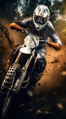 Motocross Speed on Sandy Terrains