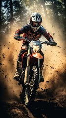 Motocross Speed on Sandy Terrains