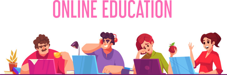 Online Education Concept