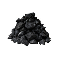 Сoal heap. Isolated on transparent background.