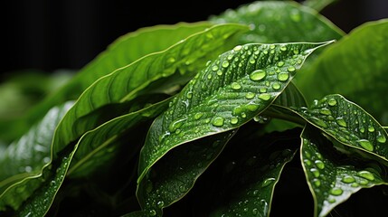 Dieffenbachia Leaf, Macro shot , Color Gradient, Background HD
