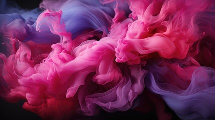 Fuchsia Smoke, Macro shot , Color Gradient, Background HD