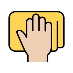 Fototapeta premium Wipe icon
