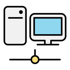Computer network icon