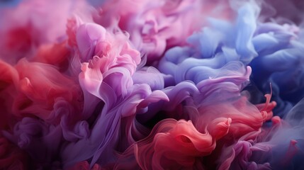 Obraz premium Lavender Smoke, Macro shot , Color Gradient, Background HD