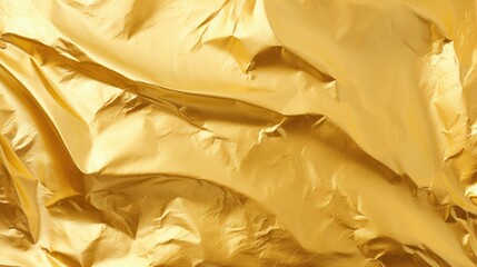 Shiny yellow gold foil texture for background. - obrazy, fototapety, plakaty