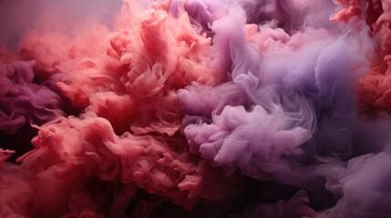 Obraz premium Mulberry Smoke, Macro shot , Color Gradient, Background HD