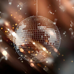 Golden Disco Ball