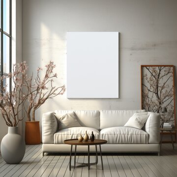 Picture frame on the wall of the house