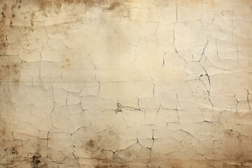 Distressed worn-out paper with cracks and blemishes. Generative AI