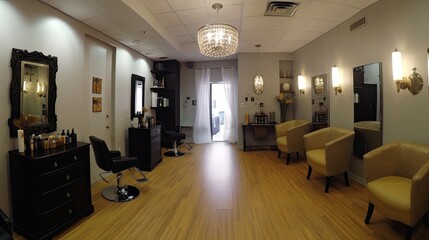 Upscale Beauty Salon with Skilled Stylists and Relaxin