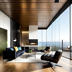 modern living room interior 