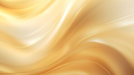 Abstract Background of soft Swirls in gold Colors. Modern Wallpaper with Copy Space