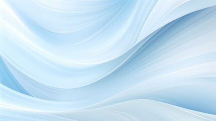 Fototapeta premium Abstract Background of soft Swirls in light blue Colors. Modern Wallpaper with Copy Space
