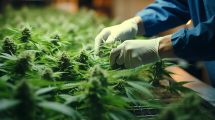 Prune Marijuana Plants ways. Harvesting and Processing Commercial cannabis