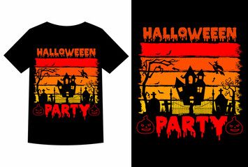 Halloween t-shirt design,  trick or treat, happy halloween, scary night, halloween party, halloweeb vibes.