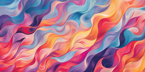 Obraz premium Vortex-like background with gradient swirls