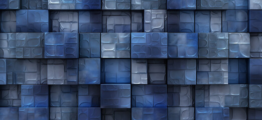 Blue Tiled Background