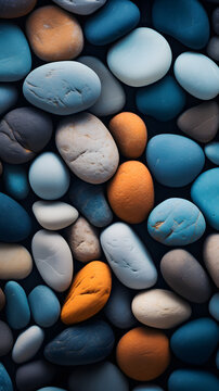background of stones and peebles