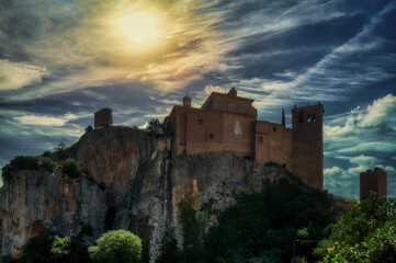 Alquezar Castle. A complex made up of various buildings from the 11th century and most of what is...