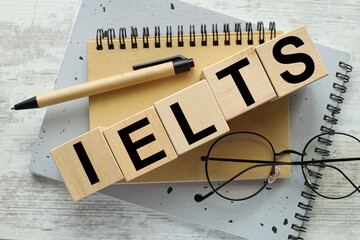 IELTS test report form. The International English Language Testing System
