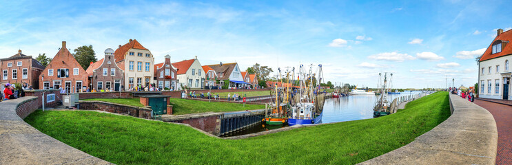 Historic Greetsiel, Friesland, Frisia - obrazy, fototapety, plakaty